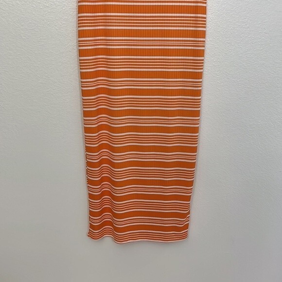 Jolie and Joy womans XL striped orange dress - Picture 3 of 12